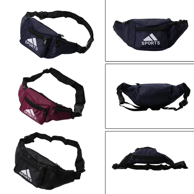 THINKTHENDO Waterproof Bum Waist Bag Pouch Wallet Pack Waterproof Canvas Travel Men's Money Belt Adjustable Strap