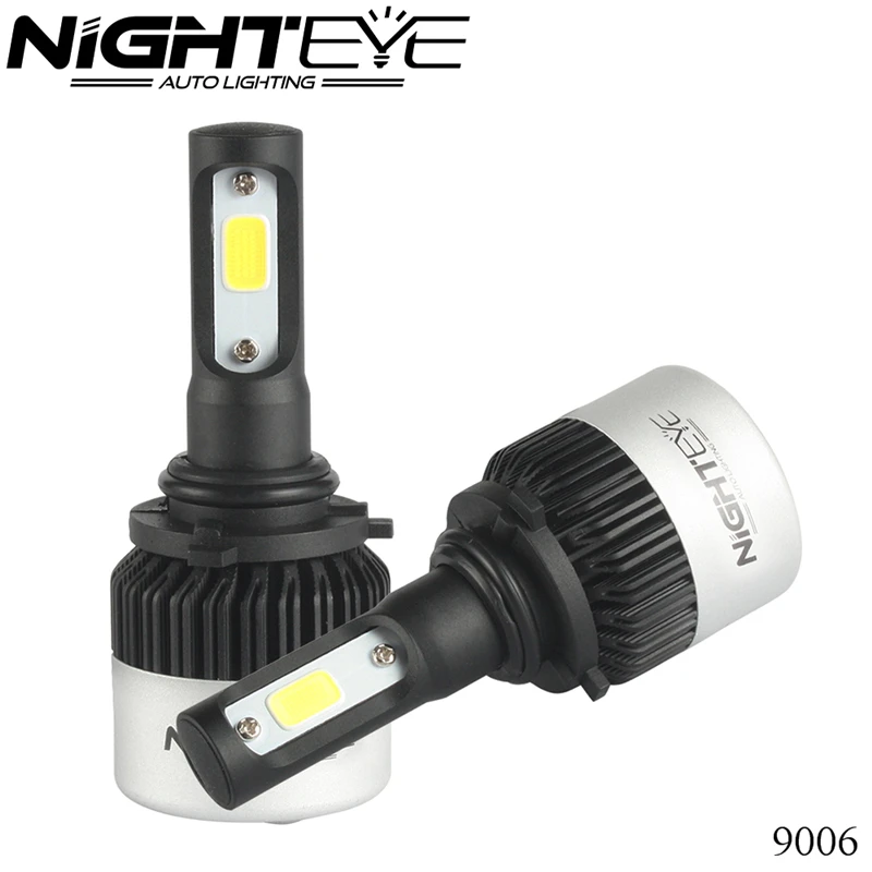 NIGHTEYE H11 H4 Car LED Headlight Bulbs 80W 9600LM All in one LED