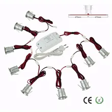 1 W светодиодный свет 25 мм вырез мебель, светильники 60/120 градусов прожектор с AC85-277V светильник затемнения 9 шт./компл