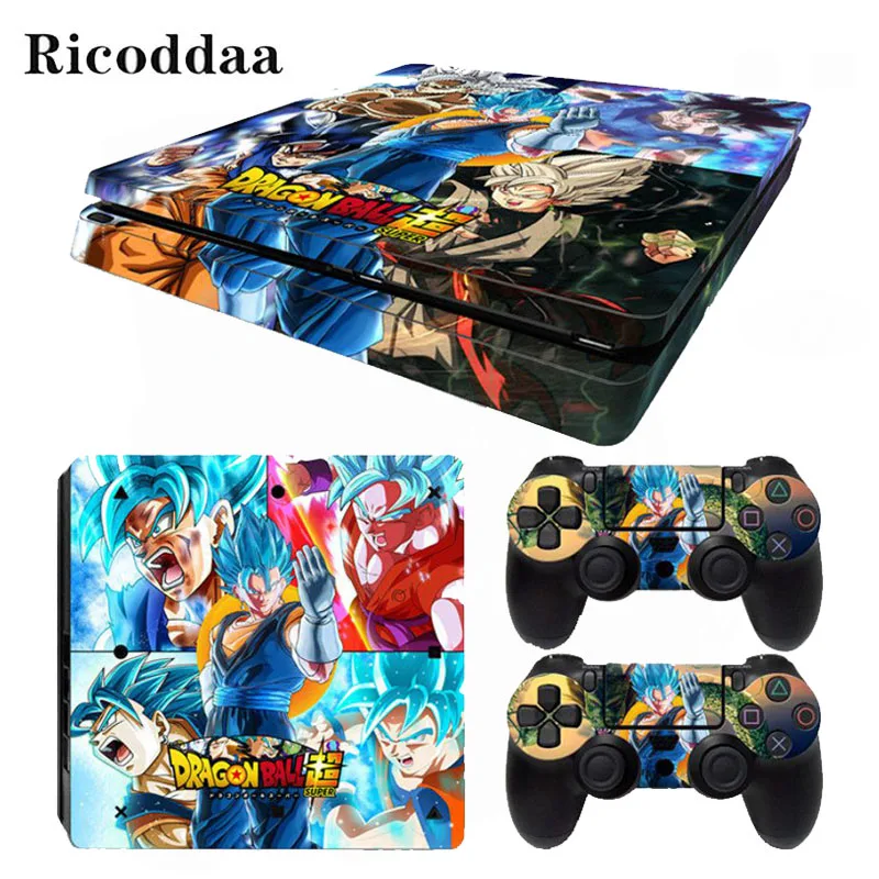 Виниловая кожа для PS4 Slim консоль + 2 шт контроллер защитные наклейки Sony Playstation 4