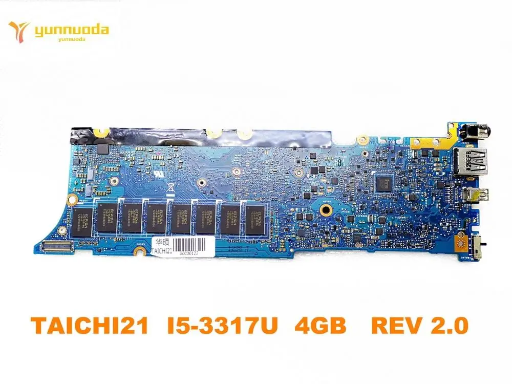 الأصلي ل ASUS TAICHI21 اللوحة المحمول TAICHI21 I5-3317U 4 GB REV 2.0 اختبار جيد شحن مجاني