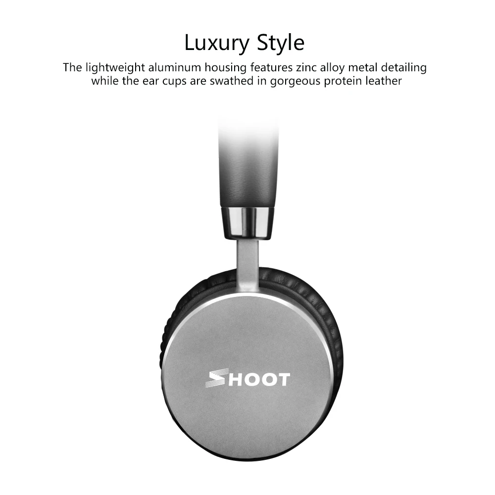 SHOOT Wireless Bluetooth Headphones with Microphone Dynamic Stereo Wireless Headset for iPhone Xiaomi Meizu Android Music Phone