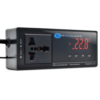 

1Pcs Aquarium thermometer Digital Temperature Thermostat with Plug and Universal Socket ON/OFF Regulator Temperature Controller