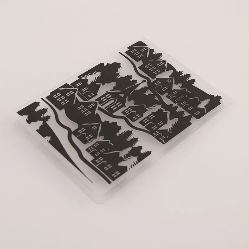 

ZFPARTY Forest house Plastic Embossing Folders for DIY Scrapbooking Paper Craft/Card Making Decoration Supplies