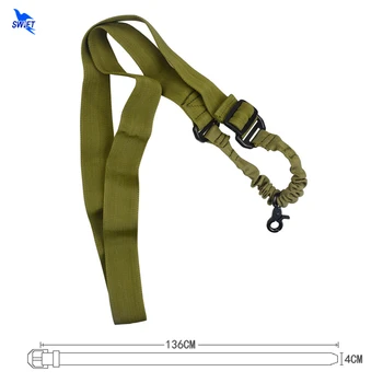 

New Adjustable Multi Function Tactical Single Point Nylon Belt Military Hunting Gun Sling Straps Hunting Supplies Accessorries