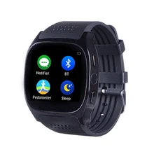 2017 HOT Support Heart Rate Tracker Passometer Bluetooth Smart Watch T8M Smartwatch With Camera Men Women Watch For Android hot