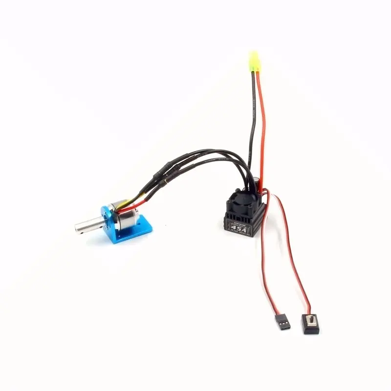RC boat power combo 2627 4200KV motor + 45A 2-way ESC with motor mount and coupling for FT009 45cm boats brushless upgrade