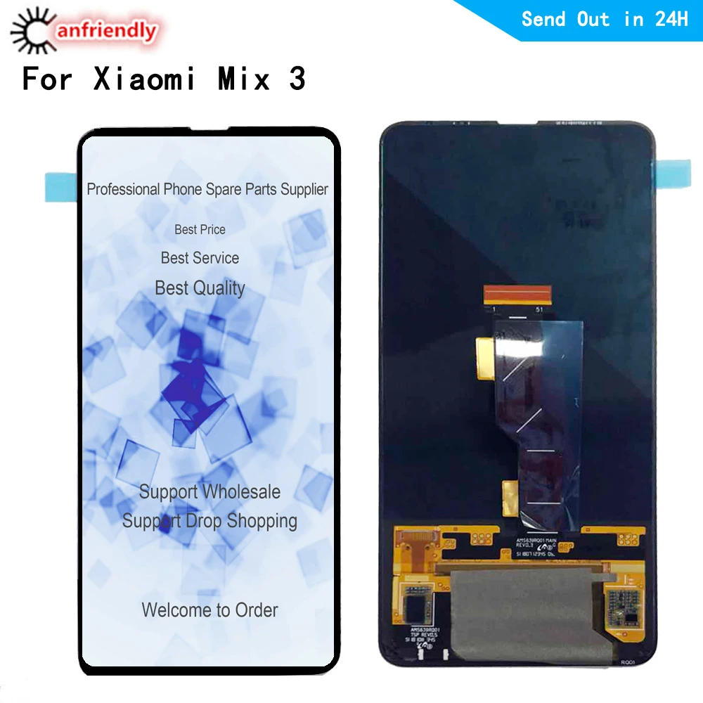 6,3" для Xiao mi x 3 mi x3 ЖК-дисплей+ сенсорная панель дигитайзер с рамкой сборка замена аксессуары для mi x3