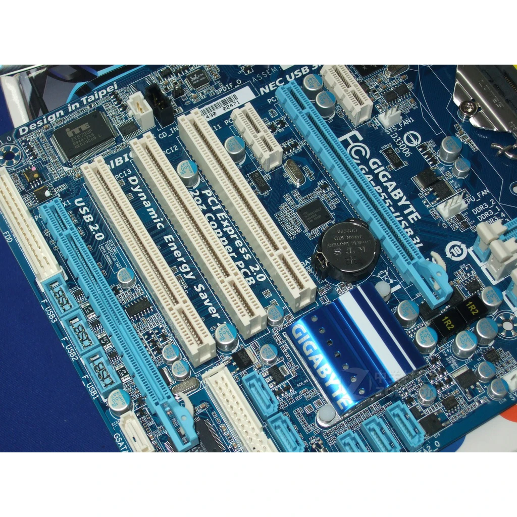 LGA 1156 для Intel DDR3 Gigabyte GA-P55-USB3L SATA II материнская плата для настольных ПК материнская плата P55 USB3L USB 3,0 DDR3 б/у платы