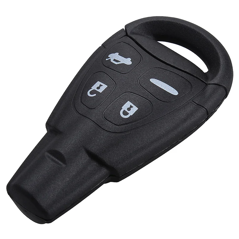Hot 4 Buttons Remote Key Fob Shell Case Key Blank for SAAB 9-3 93 2003 2004 2005 2006 2007 2008 2009 Auto Car Key Case