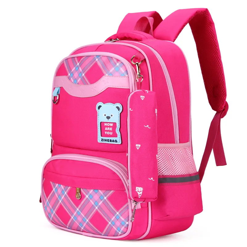 

2019 Waterproof Orthopedic Backpack Children School bags Kids Book Bag Children primay school Backpack Boys Girls bolsa infantil