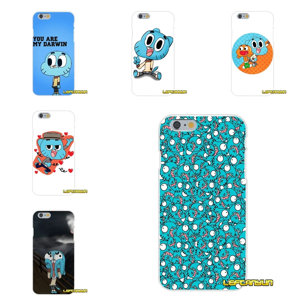 

For Motorola Moto G LG Spirit G2 G3 Mini G4 G5 K4 K7 K10 V10 V20 the Amazing World Gumball Soft Phone Cover Case Silicone