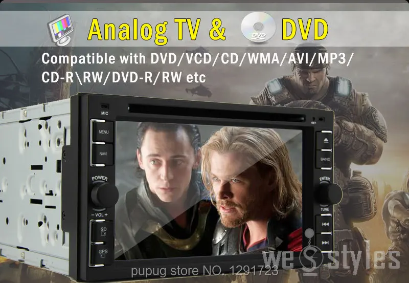 Cheap 2015 HOT sale GPS Navigation 2 DIN Car gps stereos 6.2