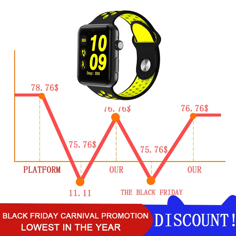 

Smart watch women 2018 new Heart rate Pedometer watch sport watch for men for Android IOS men digital watch PK HUAMI N58