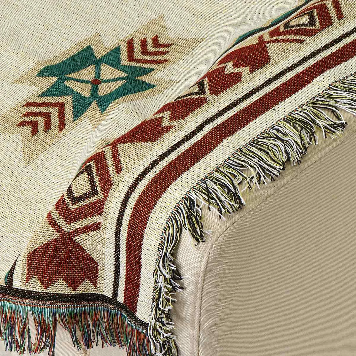 125x150 см Aztec Navajo коврик-полотенце настенный хлопковый коврик геометрический тканый 125x150 см хлопок для пикника моющийся диван для пикника пустой