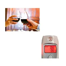 Спиртовой Алкотестер Портативный Тестер дыхания AT-02 Точный Цифровой дисплей удобный легкий карманный дизайн DrivingAccessory