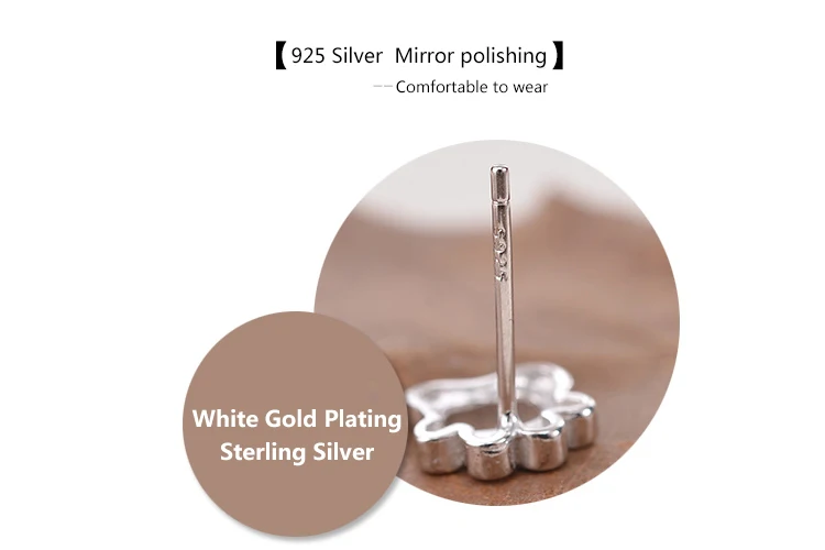 15 Silver stud earrings