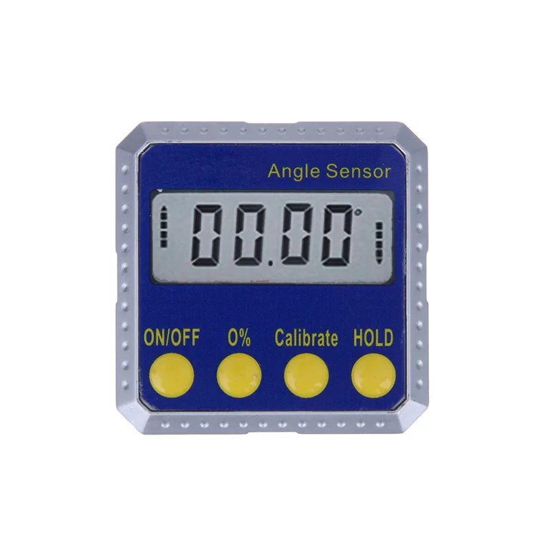 

360 Degree Mini Digital Protractor Inclinometer Electronic Angle Gauge Meter with Dual Surface Magnets and Metal Structure