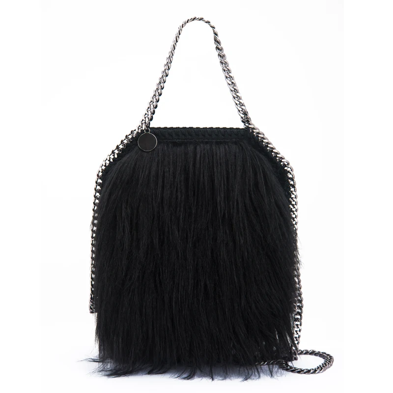 

Christmas bag new woman fashion handbags, trend messenger bag, Plush women bag, leisure Hairy design Handbag for women 901-Hairy