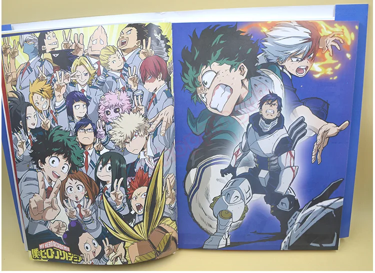 Аниме Boku No My Hero Academy Art Book Deku Shoto Bakugou Fanart каталог брошюр иллюстрации артбук альбом фотографии подарок