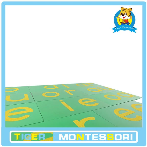 

professional montessori material wooden educational toy mathematics Lower Case Double Sandpaper Letters