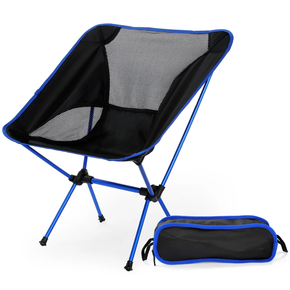 Adjustable Portable Lightweight Folding Camping Chair Outdoor Fishing Picnic BBQ