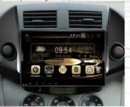 Cheap 2Din Android 9.0 4G 64G car multimedia dvd player Radio Gps glonass pc tablet for toyota rav4 rav 4 2006-2012 Stereo Audio video 1