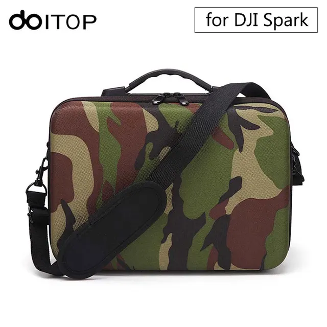 $32.97  DOITOP Portable Handbag Camouflage Storage Box Case for DJI Spark Drone & Accesssories Shoulder Bag