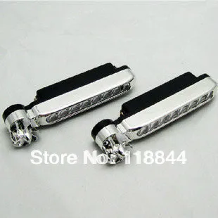 

High Quality 2pcs White Waterproof Wind Power 8 LED Car Auto DRL Daytime Running Driving Light Fog Head Lamp Bulb