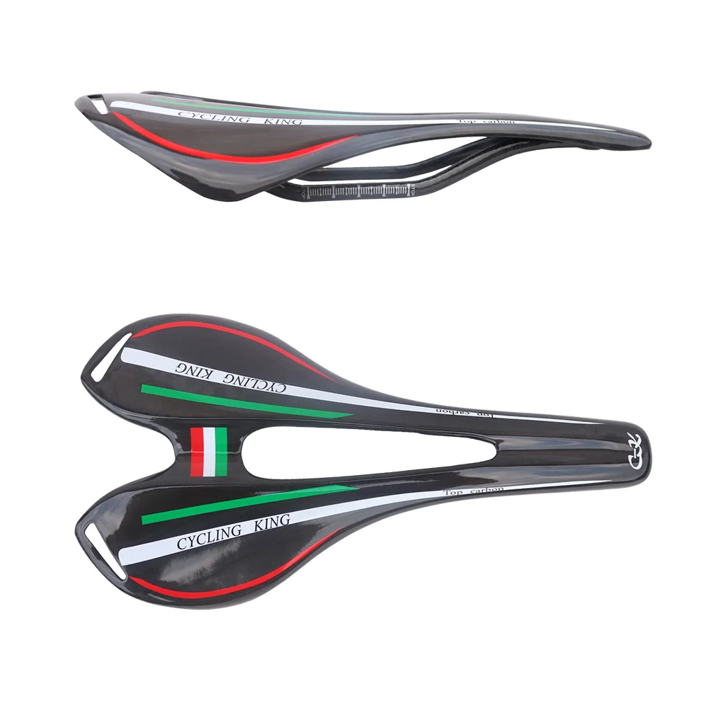Экспресс- Велоспорт KING c-k/Новые design15-2 флаг Италии цвета полностью карбоновый сиденье Седло велосипеда дороги 275*143 мм 95 г