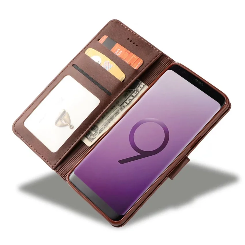 Coque For Samsung Galaxy S6 S7 Edge Case Cover Classic Wallet Flip Case Cover Samsung S8 S9 Plus Coque Fundas Capa PU Leather (43)