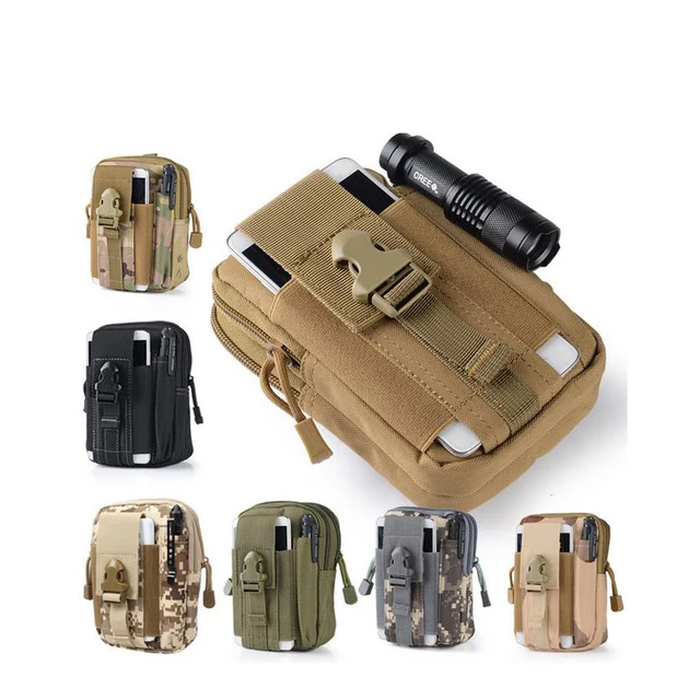 US $5.29 Airsoft Sports Military 600D MOLLE Utility Tactical Vest Waist Pouch Bag For Outdoor Hunting Wasit 