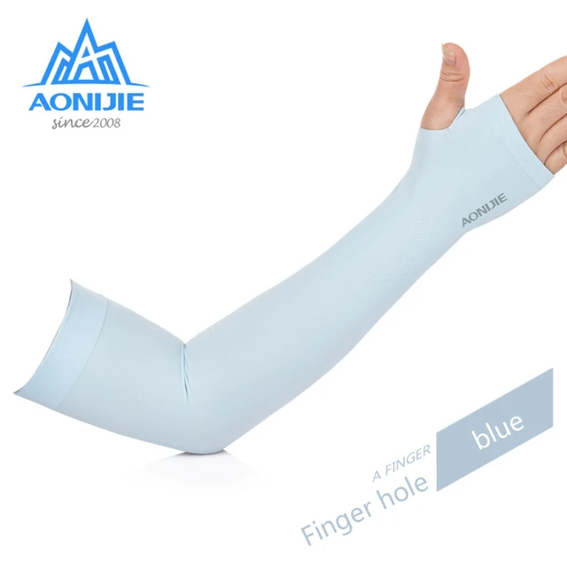 1 Pair Arm Warmers Sun UV Protection Cycling Arm Sleeves Breathable Running UV Protection Cooling Arm Sleeves for Outdoor Sports