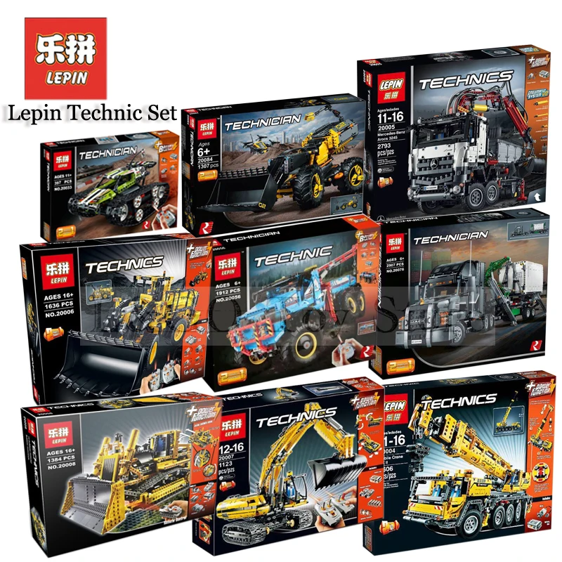 

Lepin Technic Set 20004 20005 20006 20007 20008 20056 20076 20033 Compatible LegoING 42009 Model Building Kits Blocks Bricks Toy