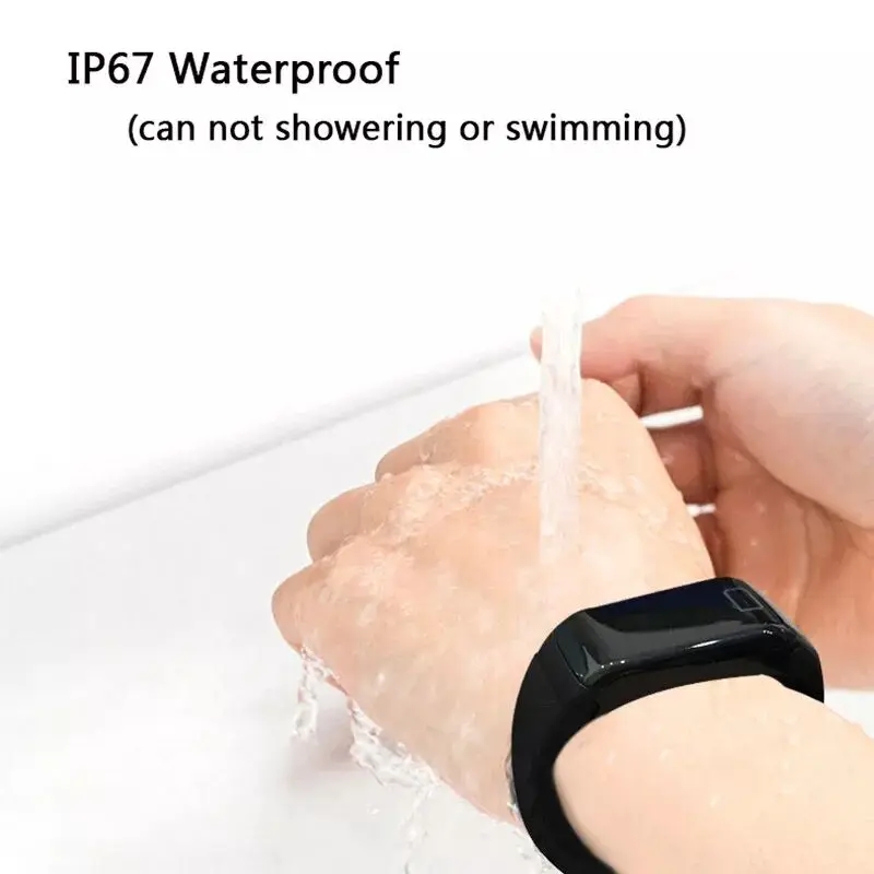 Smart Watch Sports Fitness Activity Heart Rate Tracker Blood Pressure Wristband IP67 Waterproof Band Pedometer for IOS Android