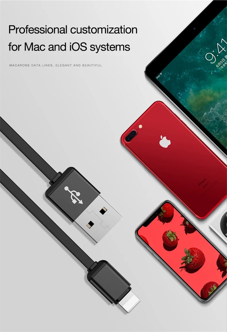 USB Cable for iphone Xs Max Xr X 8 7 6S Plus  (10)