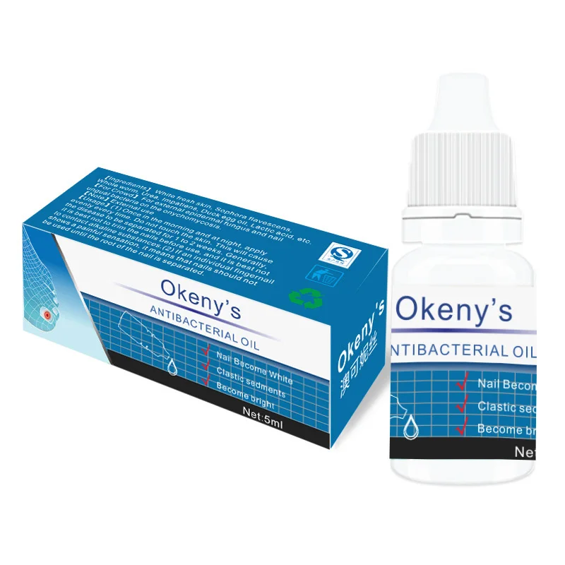 Professional Herb Nail Antibacterial Oil Nail Repair Nourishment Antifungal Brightening Toe Finger Fungus Removal Nail Care Oil