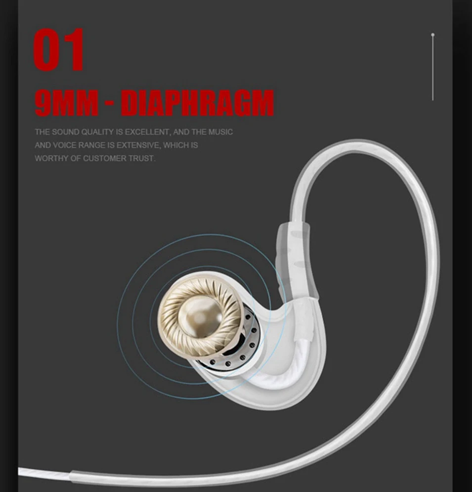 Icoque Wired In-Ear Earphone with Mic Hifi Music Stereo Headphones for iPhone Samsung Xiaomi PC MP3 Sport Earphone 3.5mm Headset (6)