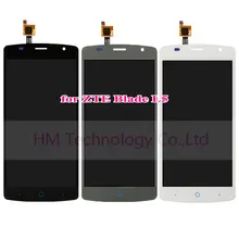5.0″ LCD+TP for ZTE Blade L5 LCD Display+Touch Screen Digitizer Assembly Smartphone Replace Separate Parts Free Shipping+Tools