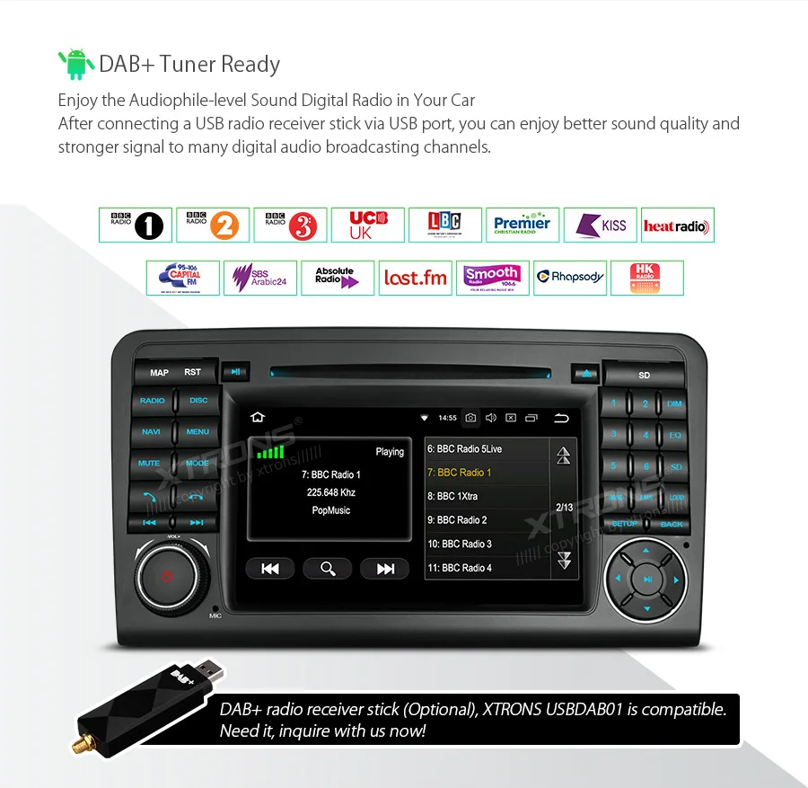 Clearance Android 8.1 Radio GPS RCA Car DVD Player for Mercedes Benz ML Class W164 ML300 ML350 ML450 ML500 2005-2011 GL Class X164 16