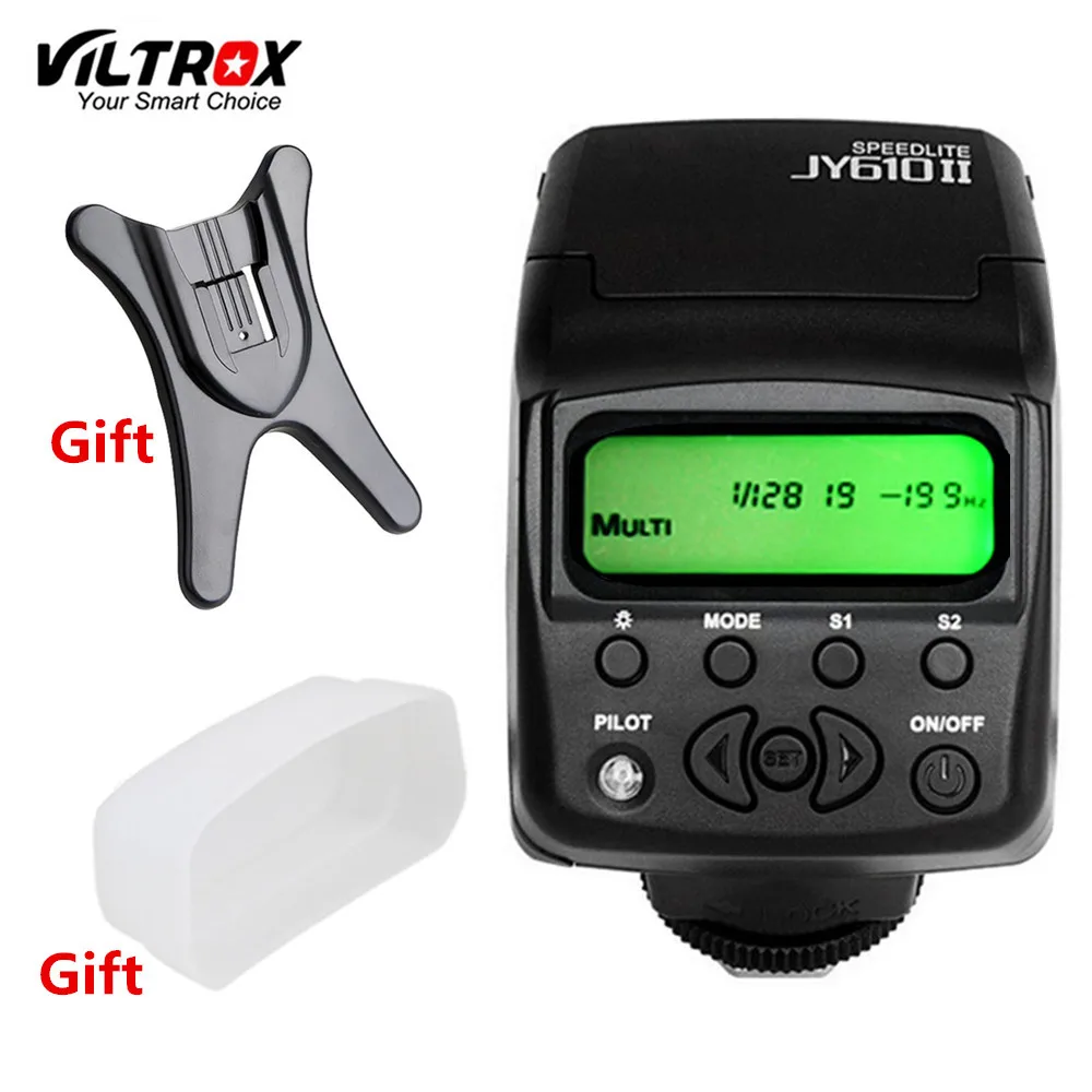 

VILTROX JY610II Speedlite Mini Studio LCD Flash Light Diffuser Flash Stand for Canon Nikon Pentax Sony a7m2 a7r2 a7s2 a7 a9