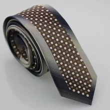 Галстуки YIBEI coahella серебристо-серые галстуки с окантовкой серебристые и коричневые галстуки в горошек, галстук-бабочка, жаккардовый узкий галстук