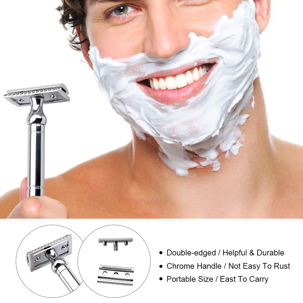 Double edged Men Shaving Razor Double sided Trimmer MaleTraditional
