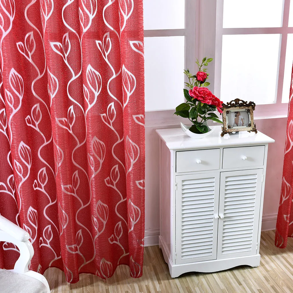 1 шт., однотонное красочное окно, занавеска, прозрачный шарф, подзоры, цветочные полупрозрачные шторы из пряжи, драпированная панель, защита