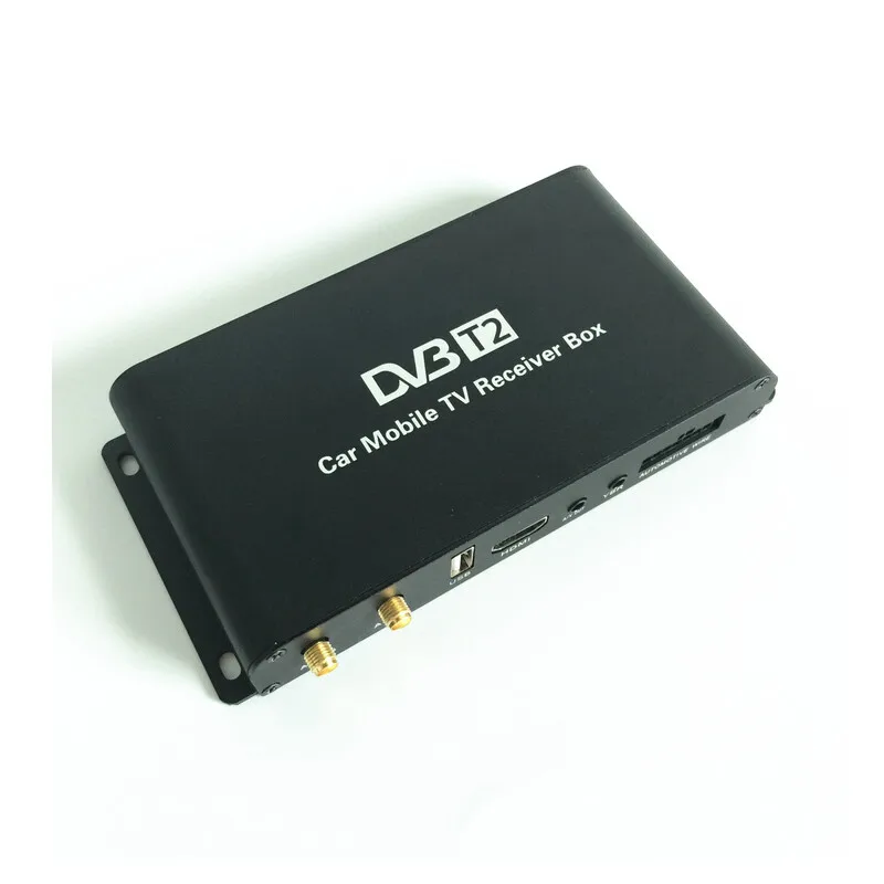 180-200 км/ч Автомобильный мобильный DVB-T2 4 антенны 4 подвижные чипы DVB T2 Автомобильный цифровой автомобильный тв-тюнер HD 1080P приемник коробка для автомобиля DVD