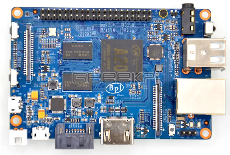 Оригинальный BPI M1 + Banana Pi Plus A20 двухъядерный 1 Гб RAM бортовой WiFi с открытым исходным