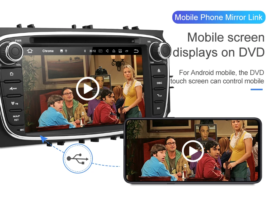 Clearance Isudar Car Multimedia player Android 9 GPS Autoradio 2 Din For FORD/Focus/Mondeo/S-MAX/C-MAX/Galaxy RAM 4GB 64GB Radio DSP DVR 16