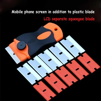 

Wozniak LCD Phone Screen Remove Glue Tools OCA Plastic Knife Separate Maintenance Blade 10pcs blade