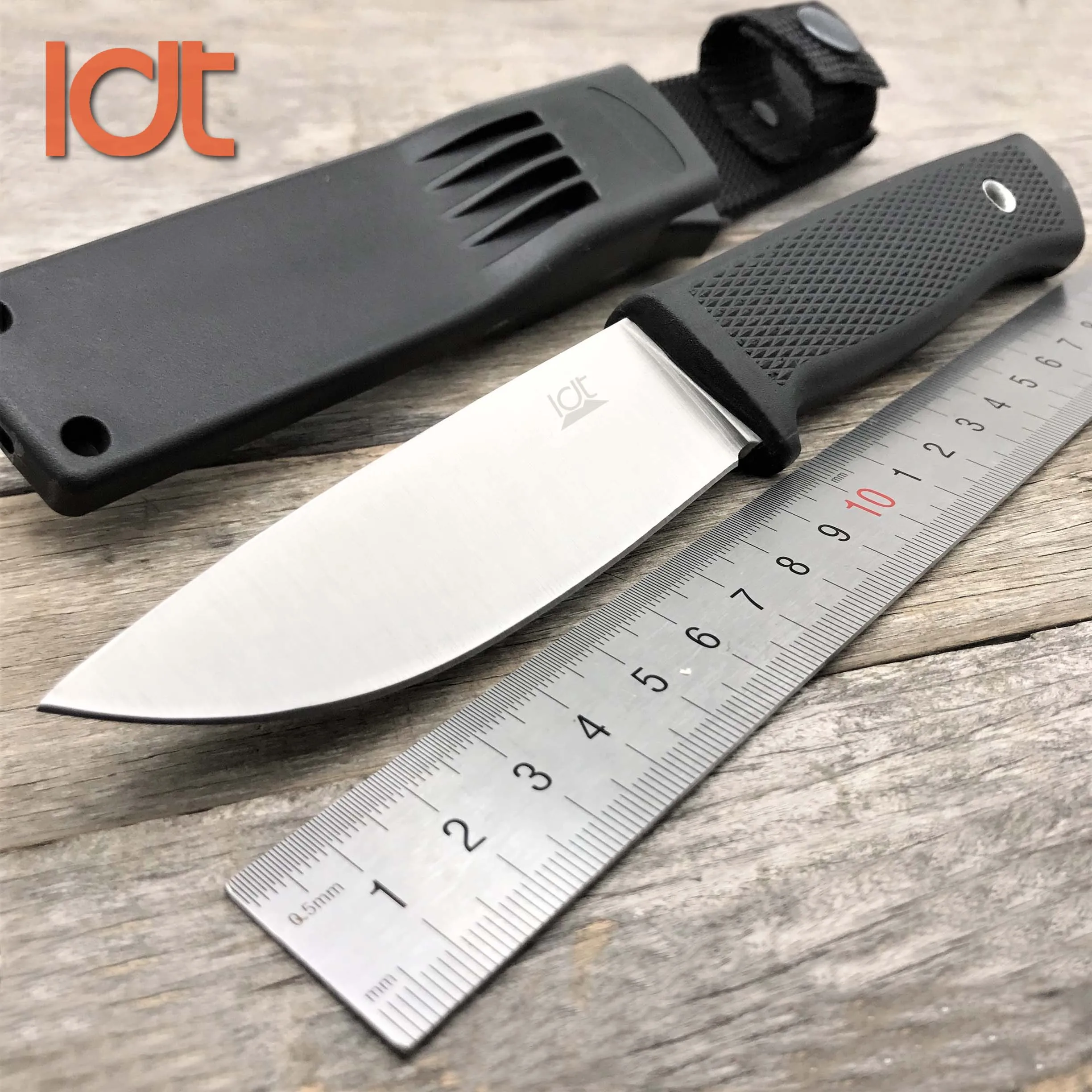 

LDT F1 Fixed Blade Knife VG10 Blade ABS Handle Camping Survival Knife Outdoor Hunting Knives Pocket Tool