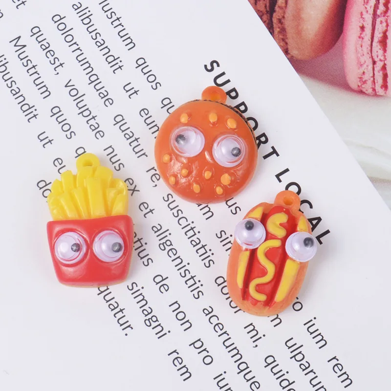 6pcs Miniature Food Kitchen Toy Do House Simulation Cooking Snack Hamburgers Toys For Kids | Игрушки и хобби